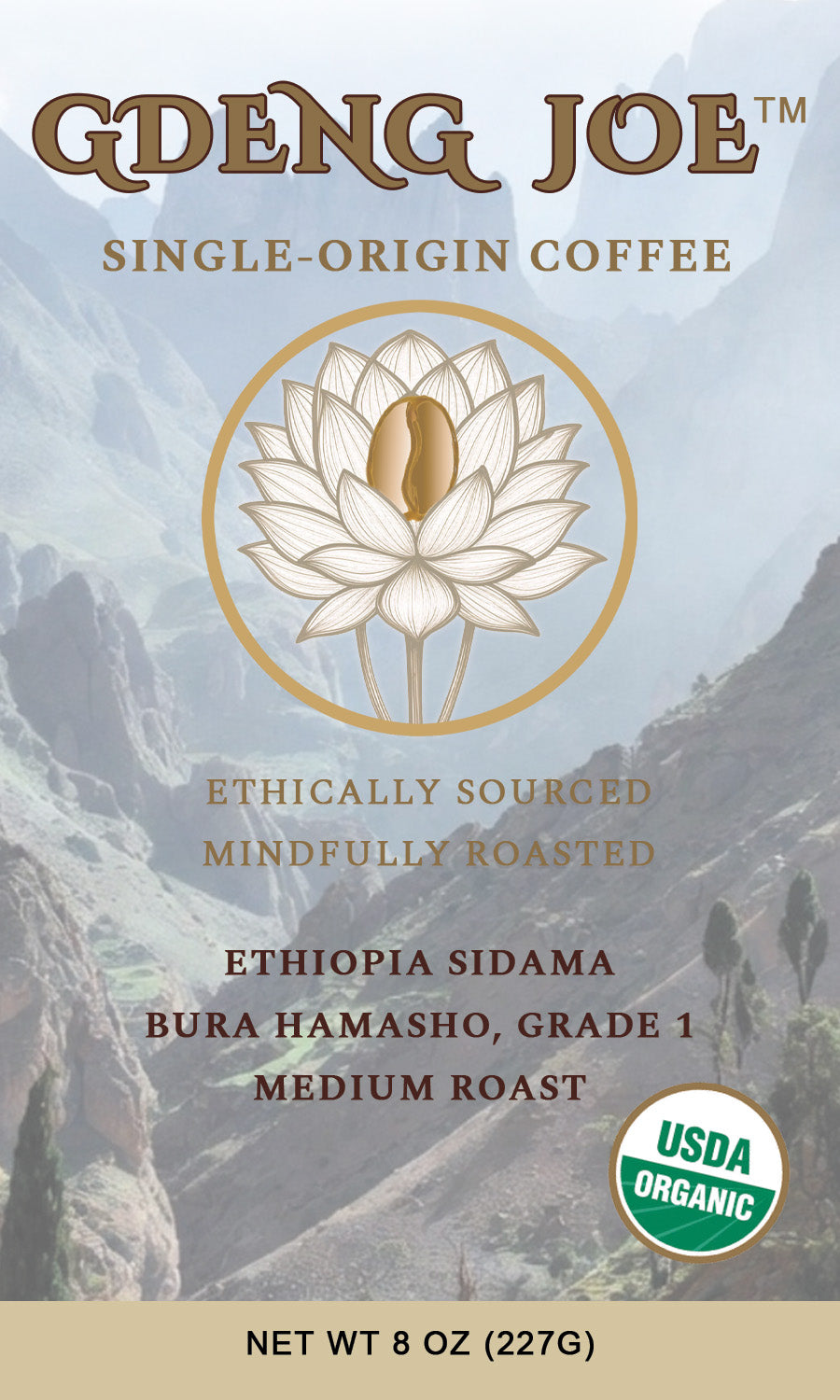 Ethiopia Sidama G1 Organic 8oz